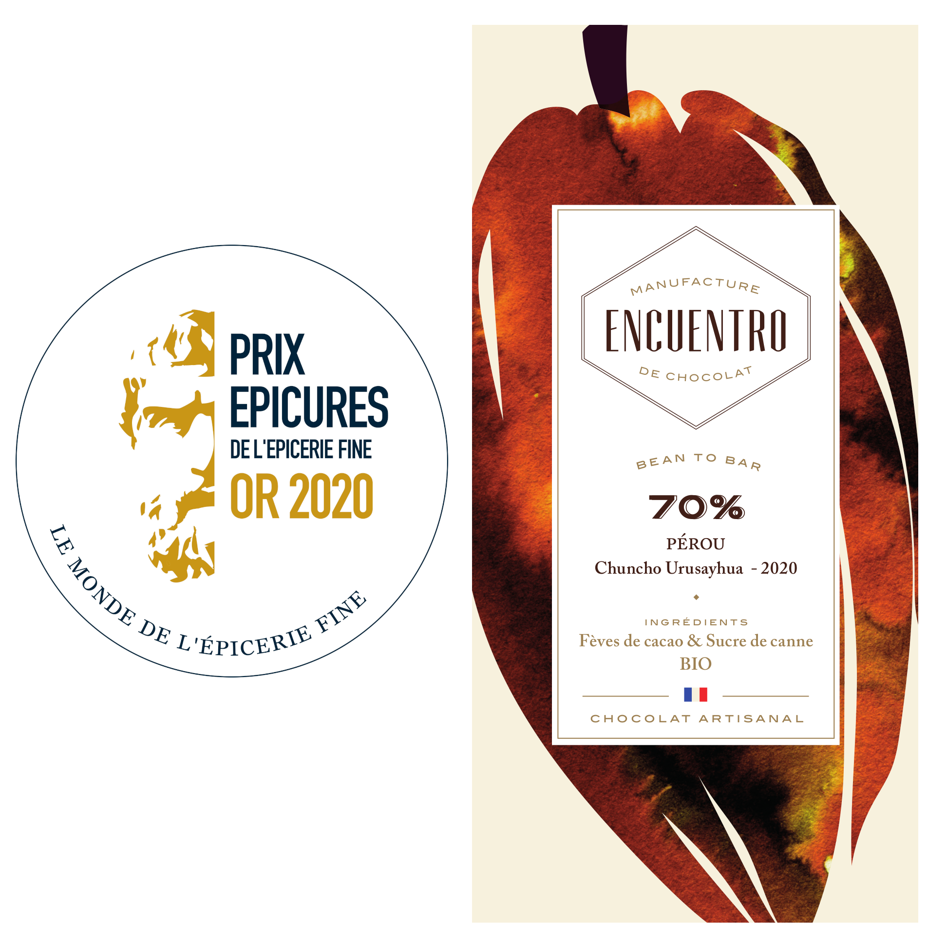 Encuentro réçoit l'Epicure d'Or aux Epicures de l'Epicerie Fine 2020