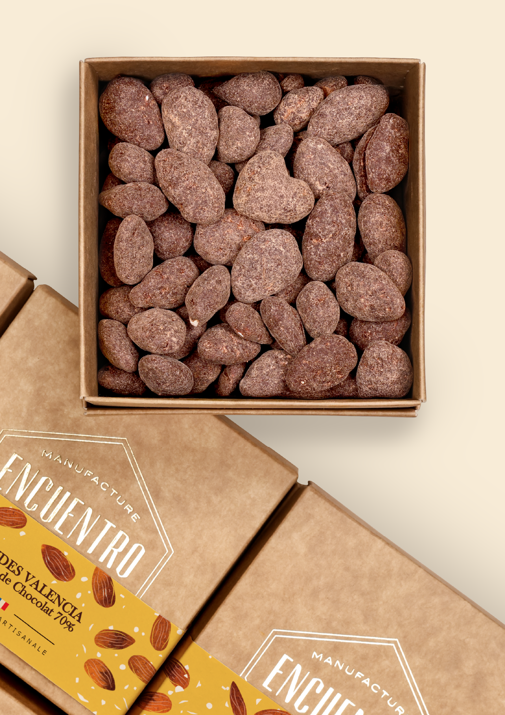 Amandes Valencia Bio enrobées 180g