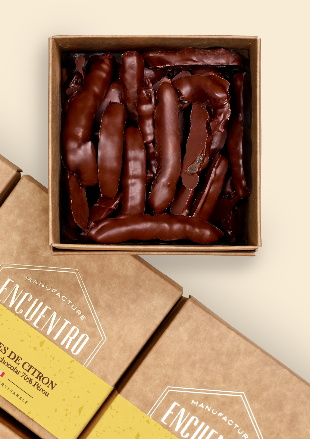 Citron confit bio enrobé 150g