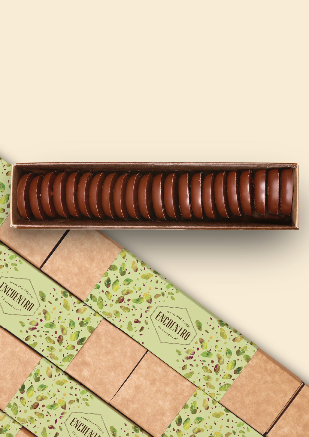 Palets fourrés Pistache d'Iran Bio